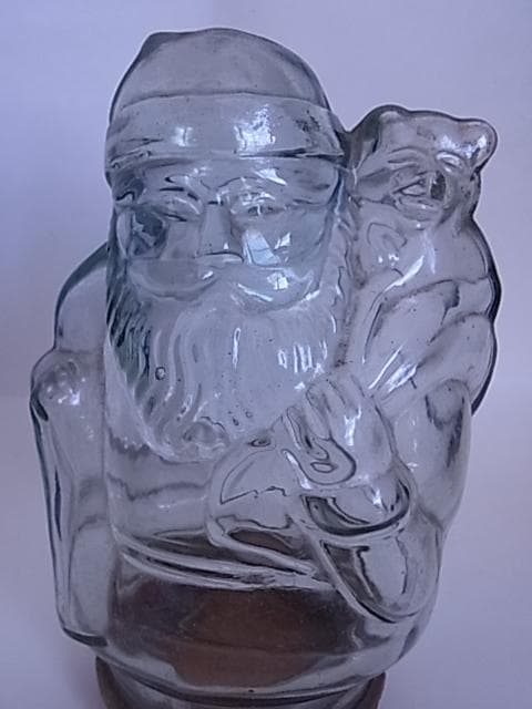 珍品　和ガラス　ガラス瓶　飴瓶　菓子瓶　地球瓶　昭和レトロ　駄菓子屋　気泡　戦前