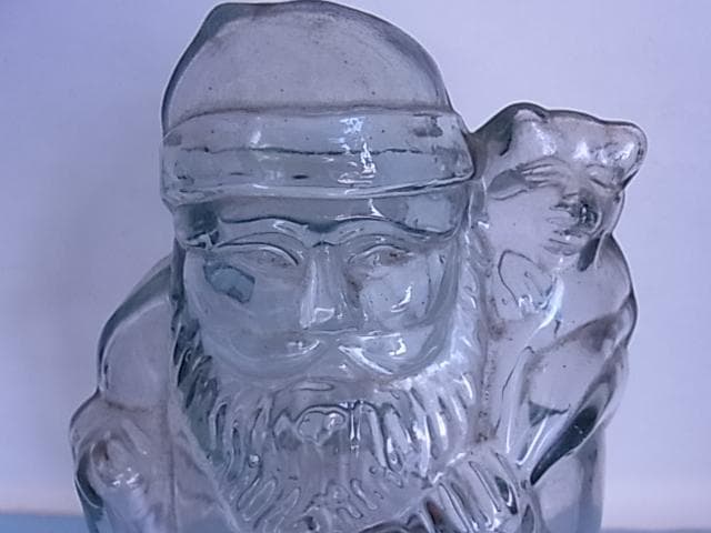 珍品　和ガラス　ガラス瓶　飴瓶　菓子瓶　地球瓶　昭和レトロ　駄菓子屋　気泡　戦前