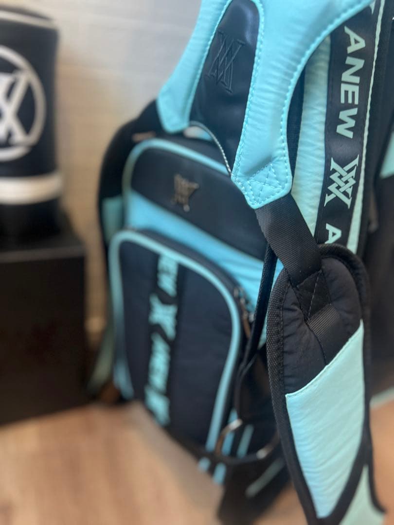 【極美品】 ANEW GOLF ゴルフバッグ & へットカバー セット