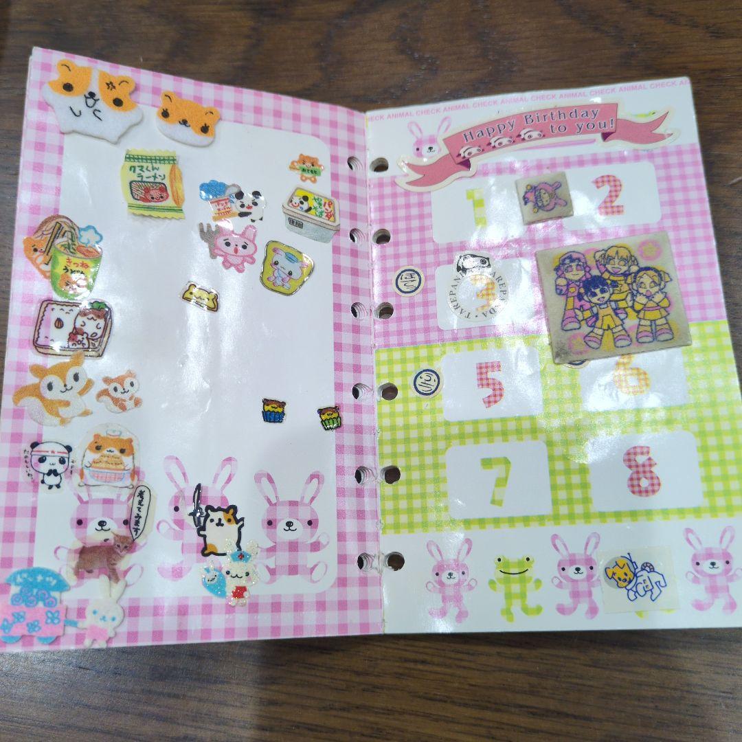 チェックラビット シールブック 平成　モーニング娘。　ニノ　モー娘。