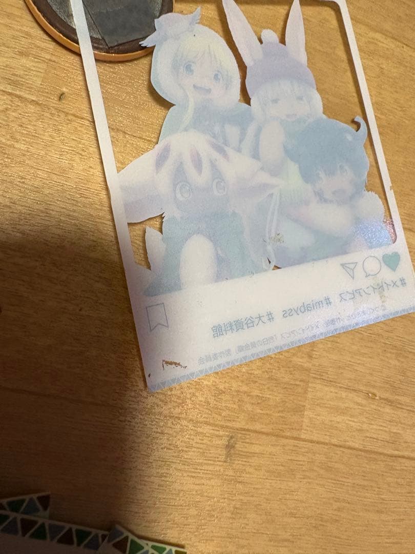 メイドインアビス 2期 キャスト＆スタッフ寄せ書きタペストリー 大谷資料館 絵馬