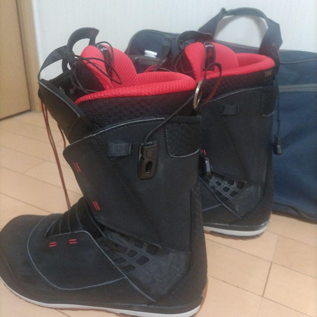 SALOMONスノーボードブーツ ブラック/レッド26.5cm