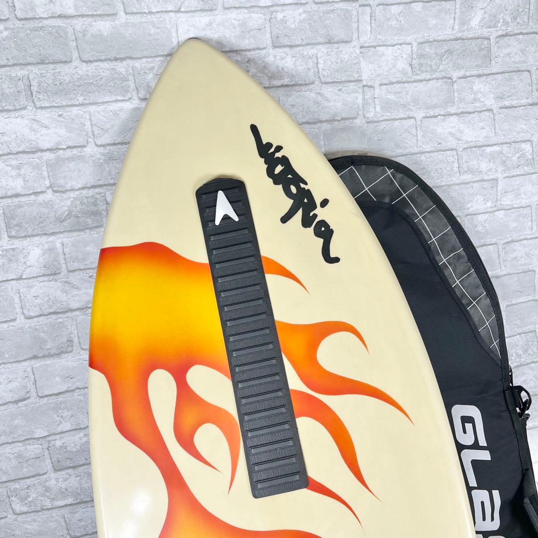 victoria ビクトリア スキムボード ファイヤーパターン