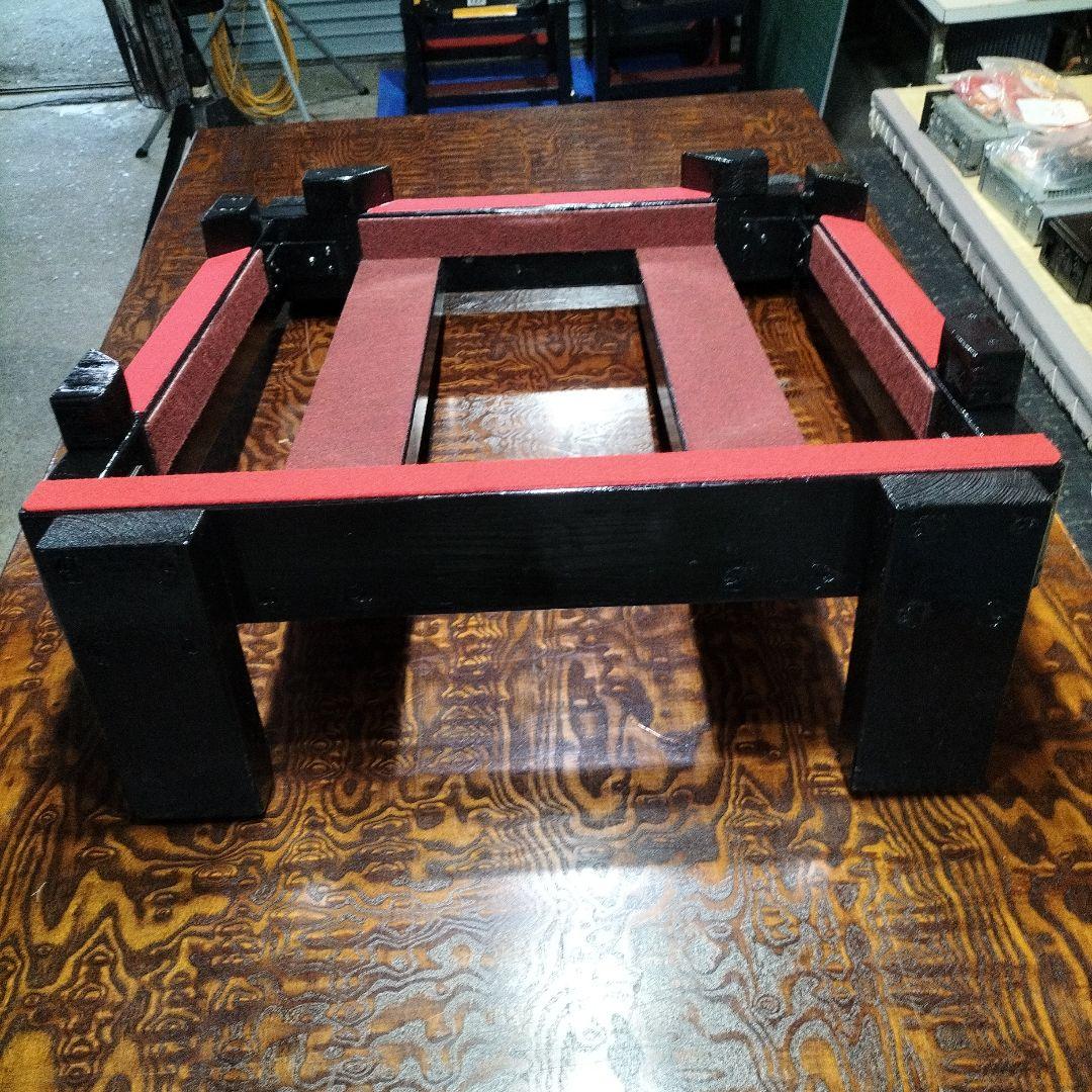 長胴太鼓　平打ち　立奏太鼓台　1.5尺〜2尺用中古品