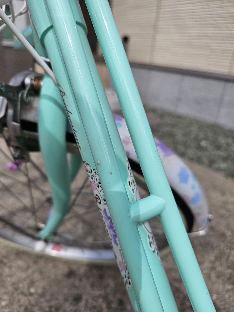 秋田市限定　２２インチ自転車 ブリジストン　リコリーナ　ミントグリーン