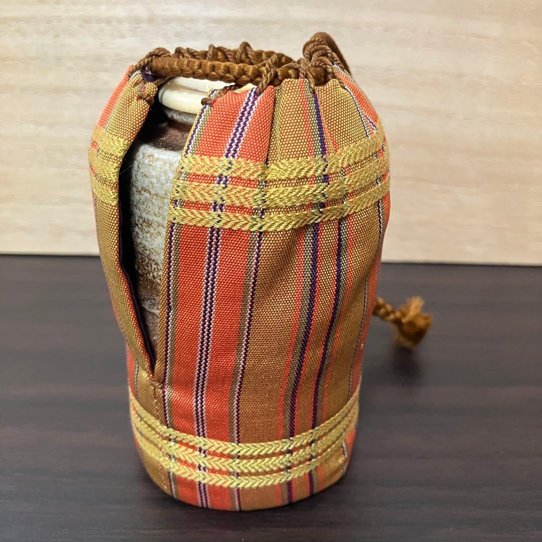 保庭楽入作◆信楽焼 茶入(仕服付)【茶道具/茶入れ】