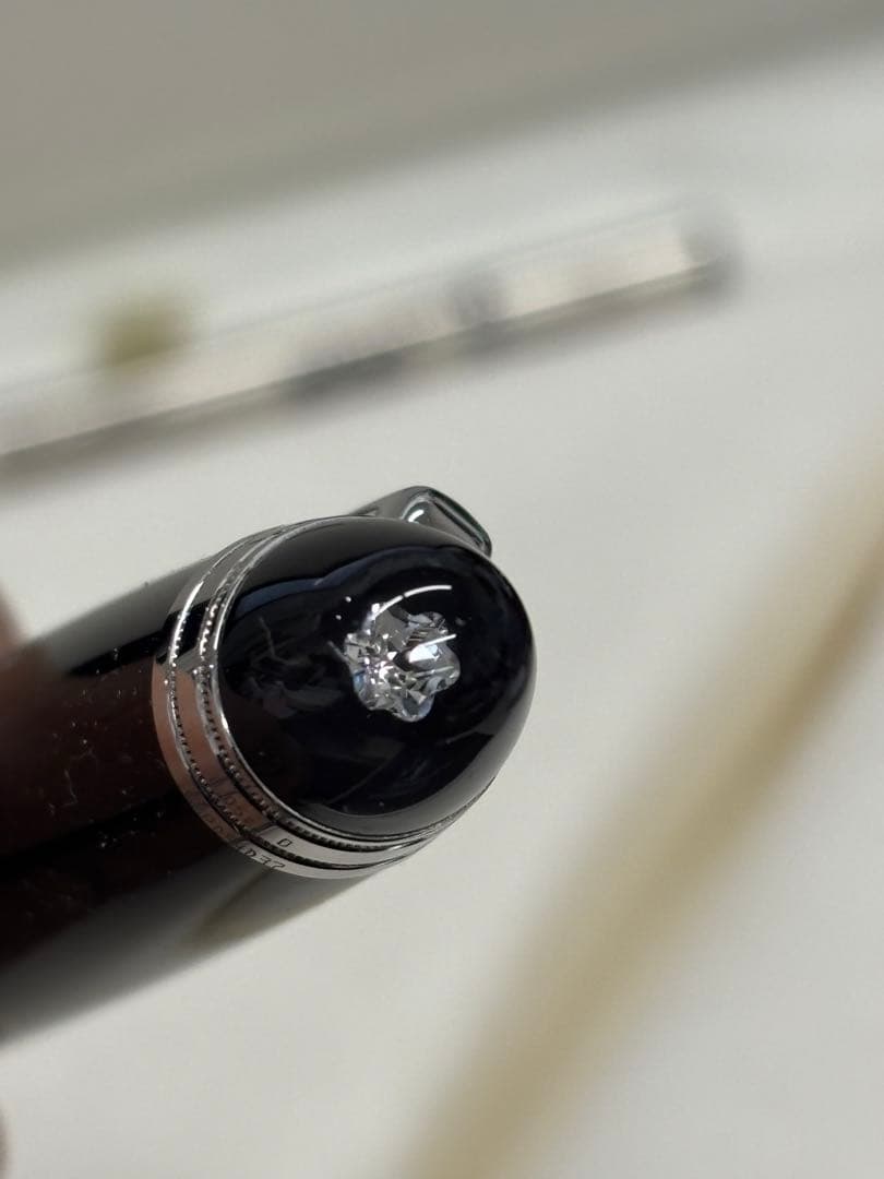 B5583 モンブラン　ダイヤモンド　ボールペン M23871 イニシャルあり