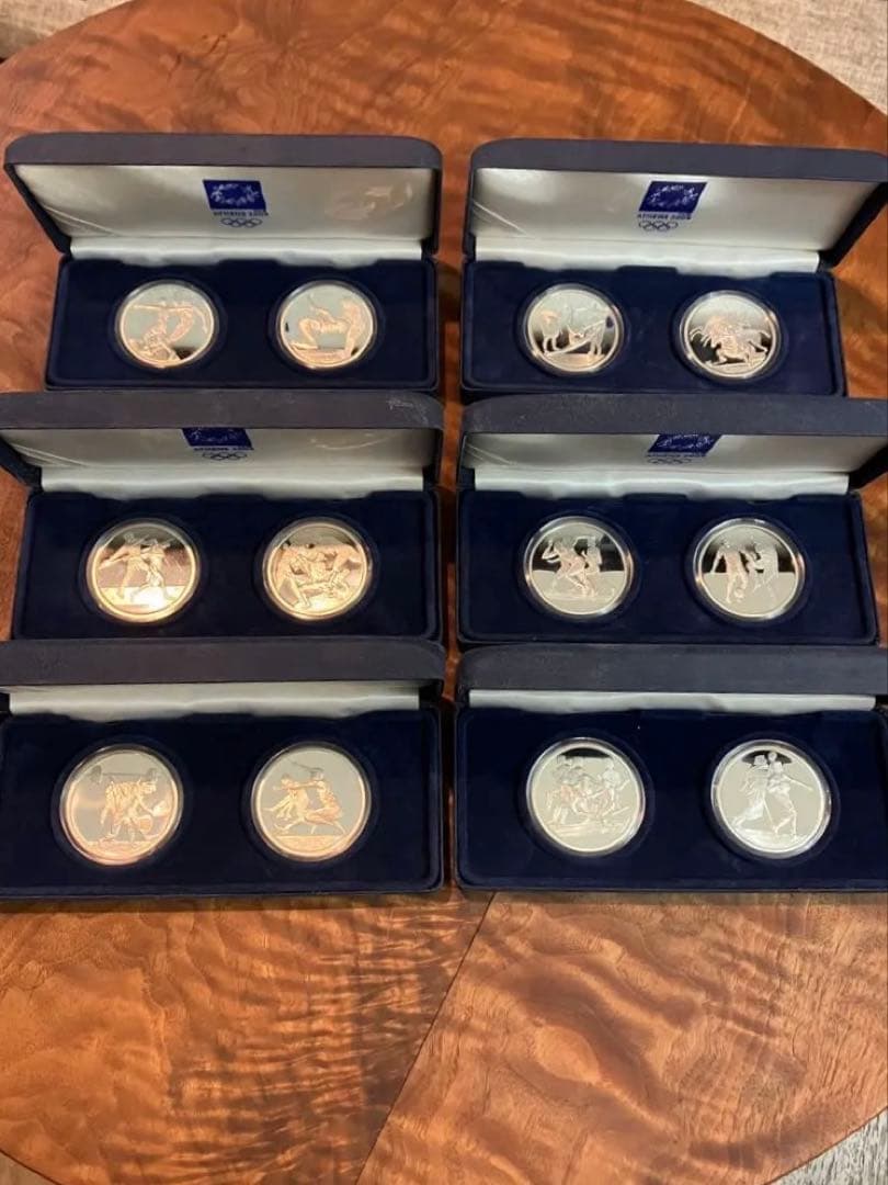 アテネオリンピック記念銀貨　10ユーロ　12枚セット
