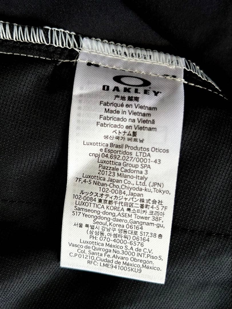 新品 OAKLEY オークリー 立体裁断ゴルフジャケット UPF50 耐久撥水M