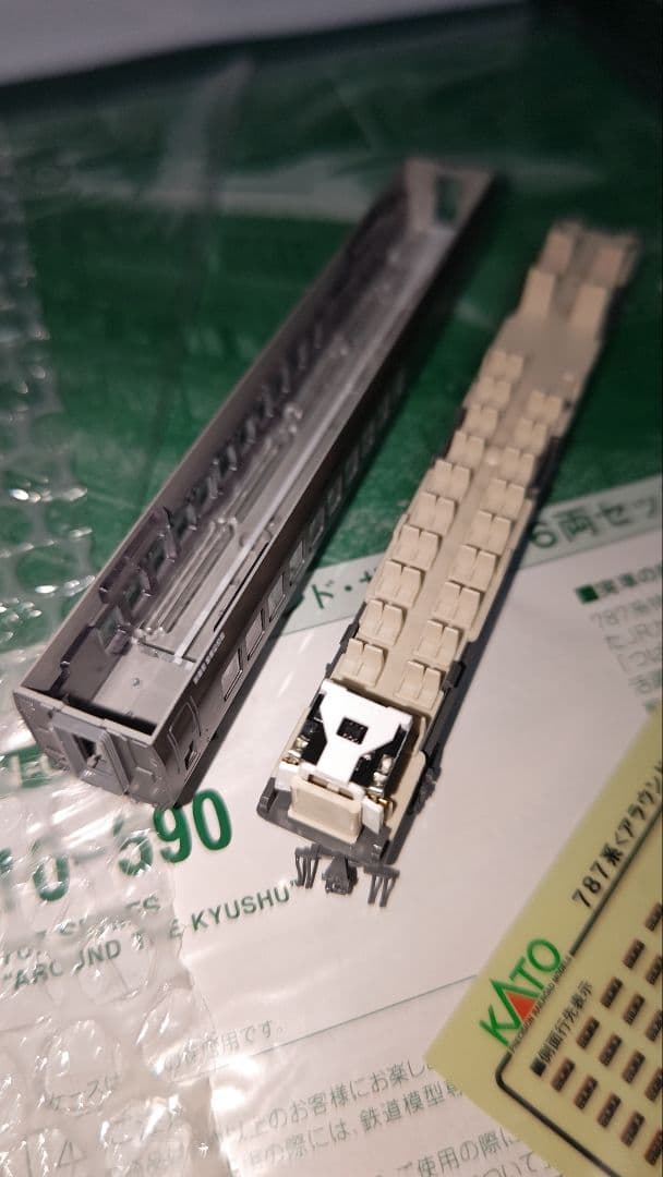 【室内灯装着・走行歴有り】KATO 787系 6両セット 10-590 Nゲージ