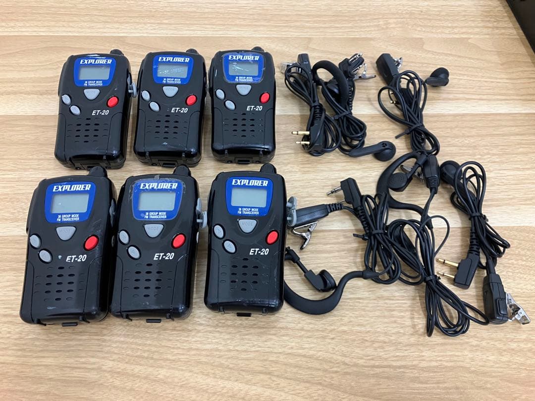 EXPLORER ET-20 トランシーバー 6台セット