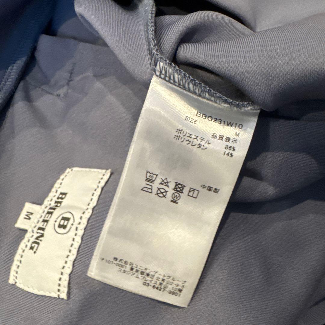 BRIEFING フード付きジャケット グレーM