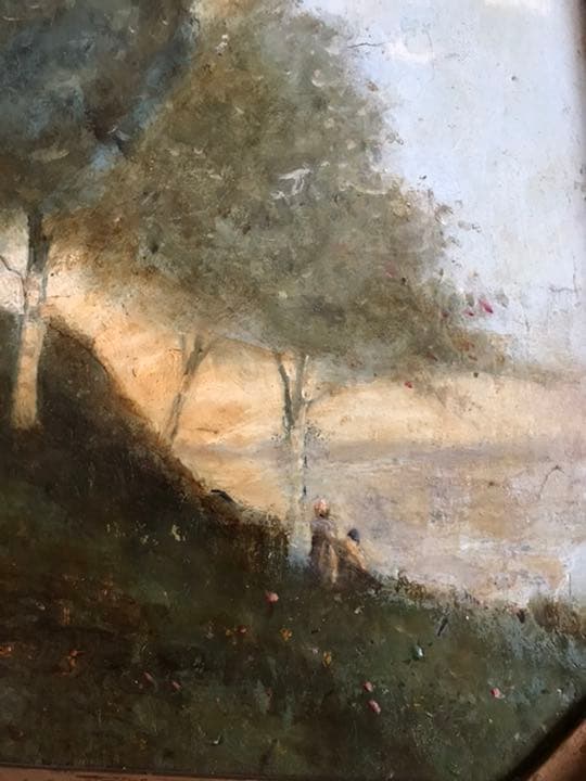 ポール=デジレ・トゥルイユベール油彩板画19世紀