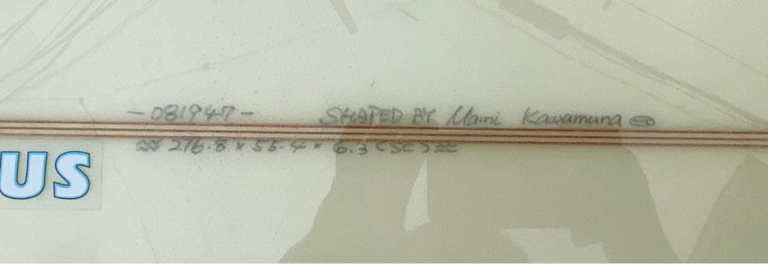 稀少・激安 AQUARIUS SURFBOARDS mami shape 9'１