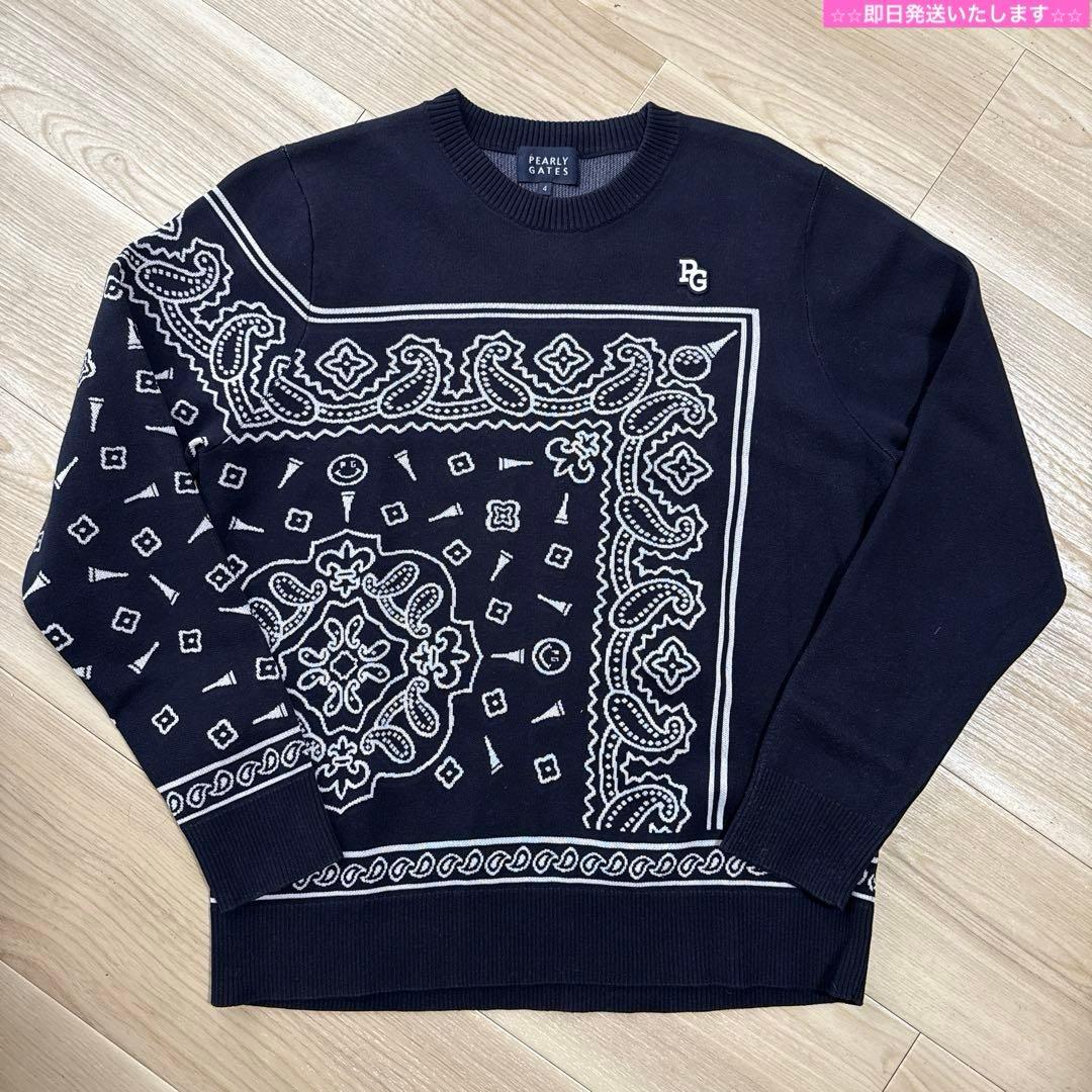 セーター Pearly Gates パーリーゲイツ 4 ネイビー ゴルフセーター