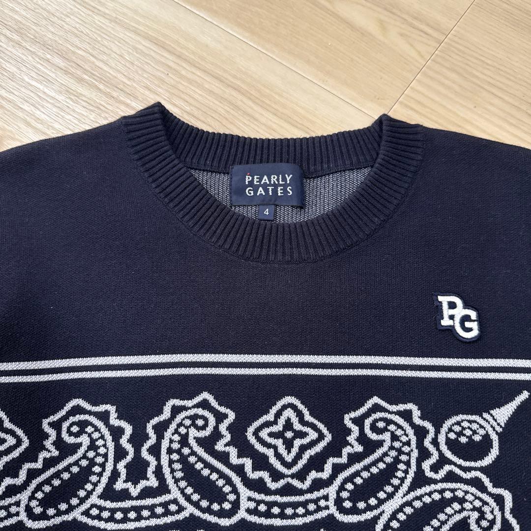 セーター Pearly Gates パーリーゲイツ 4 ネイビー ゴルフセーター
