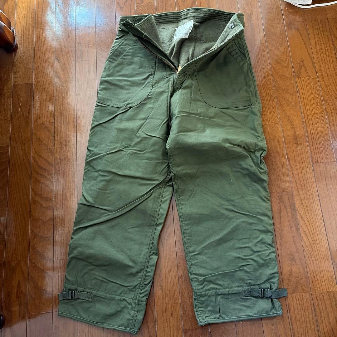 【超貴重・新品】米軍放出品　81年製　防寒・デッキパンツ　M