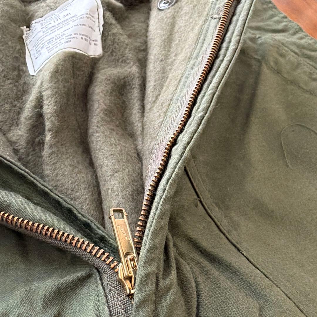 【超貴重・新品】米軍放出品　81年製　防寒・デッキパンツ　M