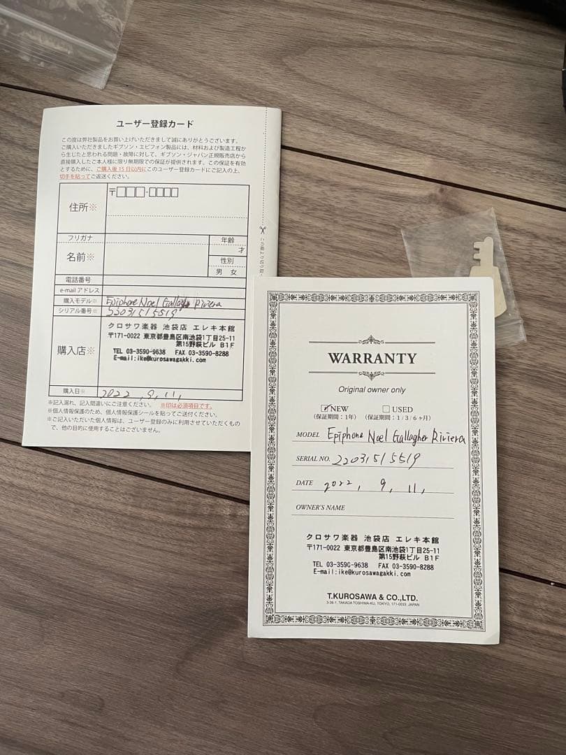 Epiphone Noel Gallagher Rivieraノエル リビエラ