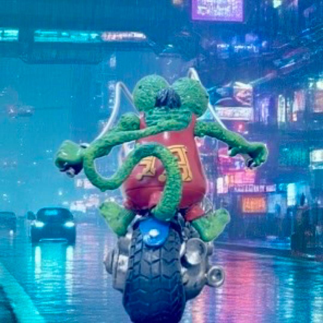 RAT FINK★チョッパー置物ハーレーミニカーホットロッド灰皿ラットフィンク