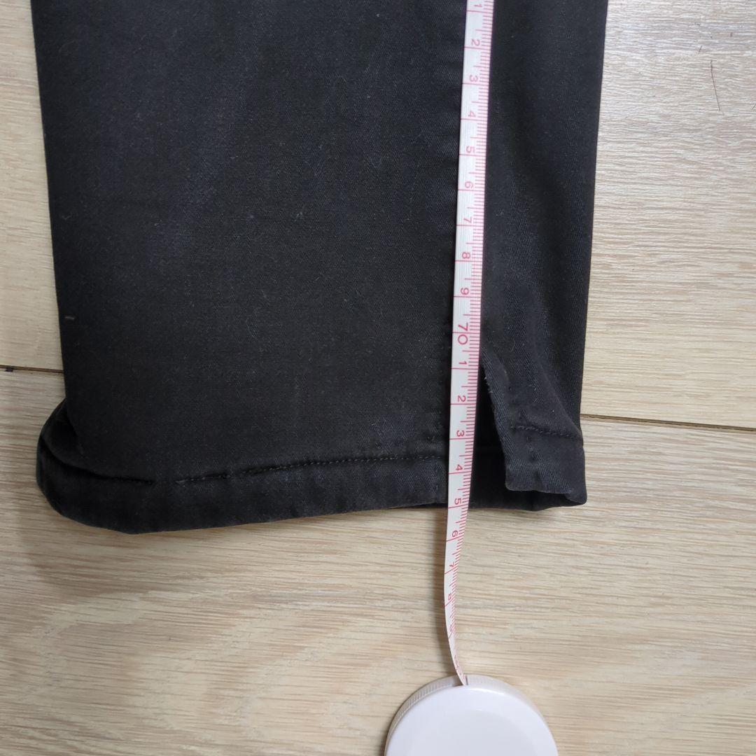 ラッセルノ 裏起毛 黒 ブラック ロングパンツ Russeluno
