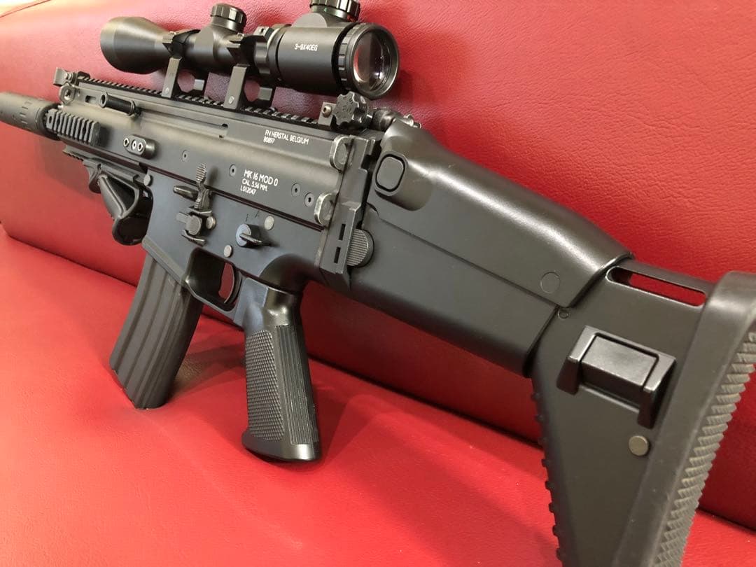 東京マルイ次世代電動ガン スカーL ブラック ライフルケース付！