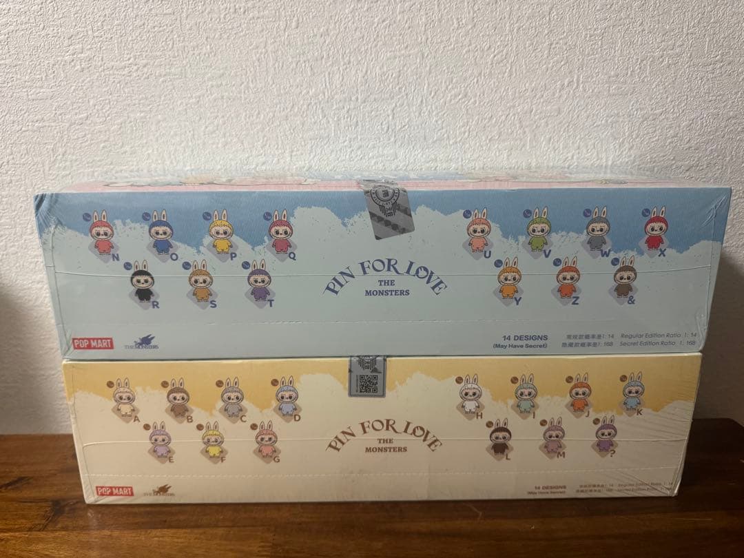 【新品未開封】POP MART PIN FOR LOVE box2種　ラブブ