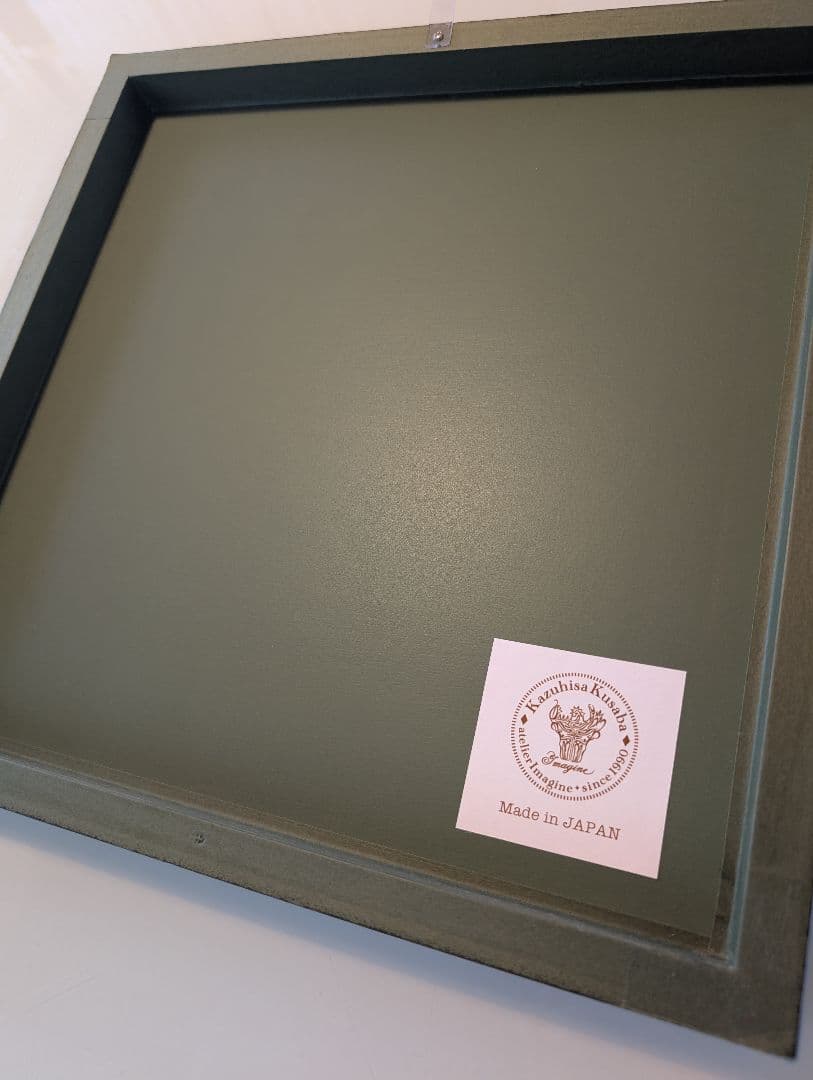 草場一壽 陶彩画転写アートボード　ブルーポピー