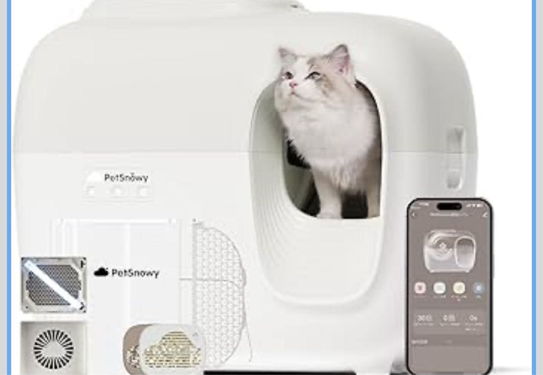 猫 自動トイレ,光触媒TiO2三重消臭 清掃完全自動 自動梱包