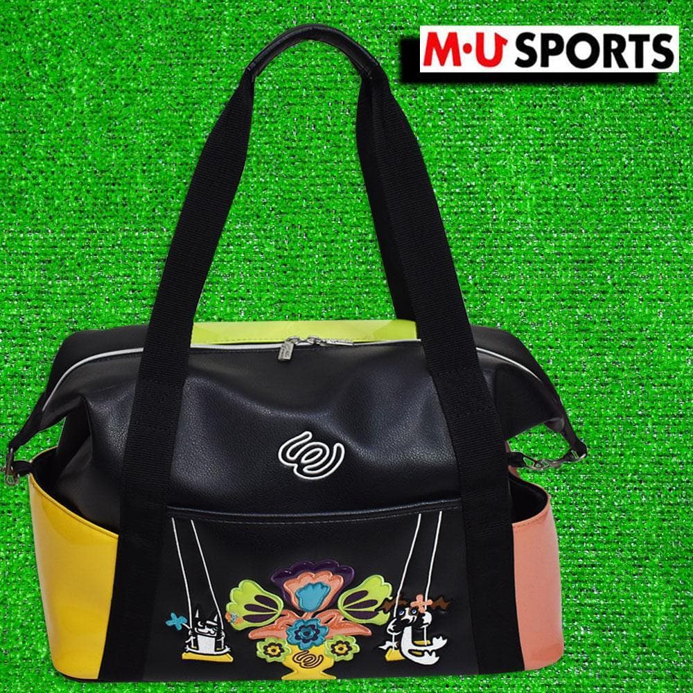 M.U SOPRTS ゴルフ トートバッグ【ブラック】美品！