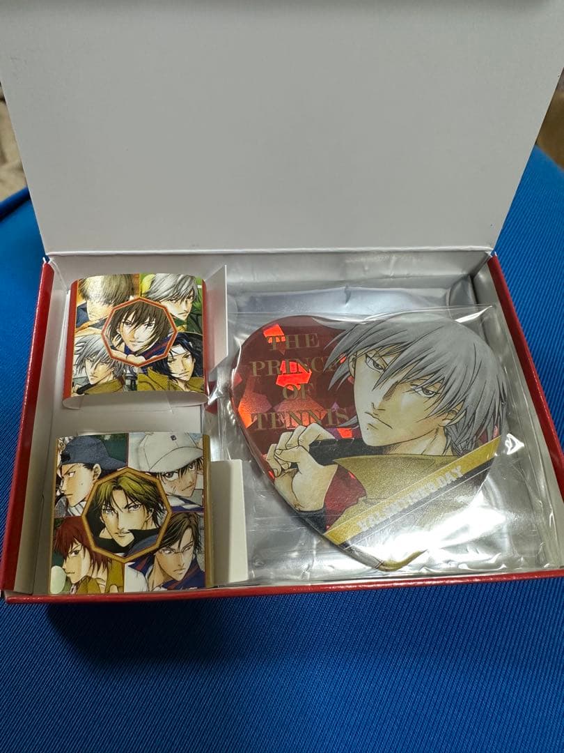 テニスの王子様 チョコ＆部分ホロ缶バッジ 仁王雅治