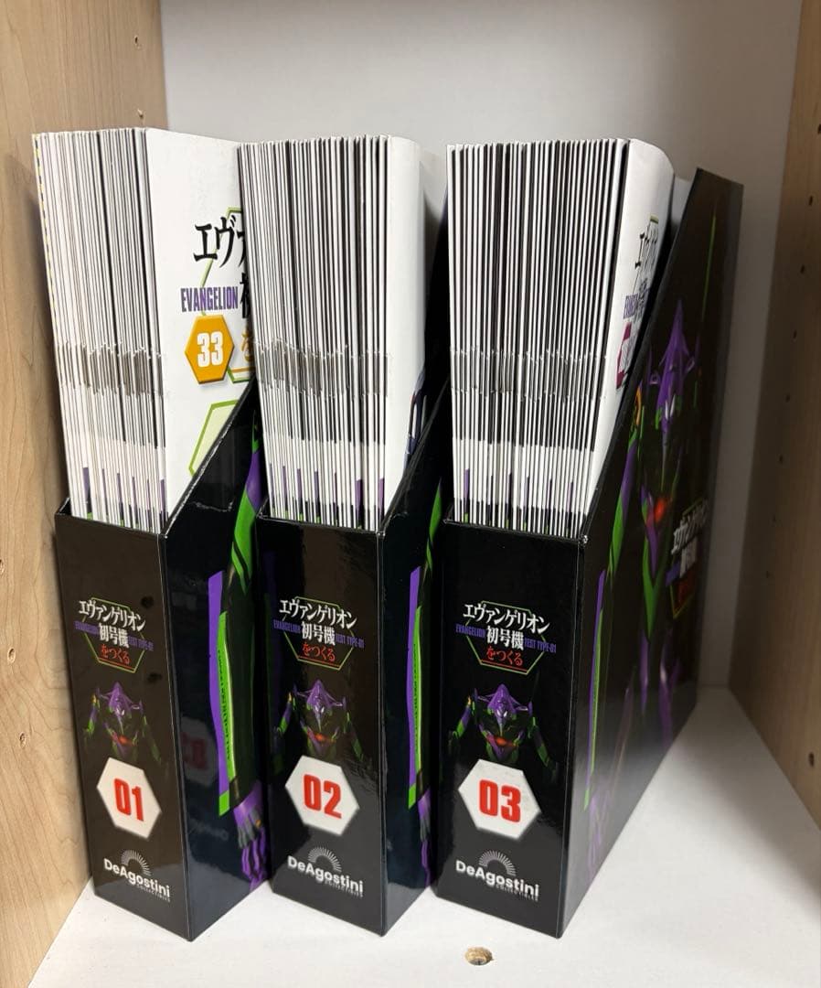 i*y様 デアゴスティーニ「エヴァンゲリオンr初号機をつくる」全巻完成品