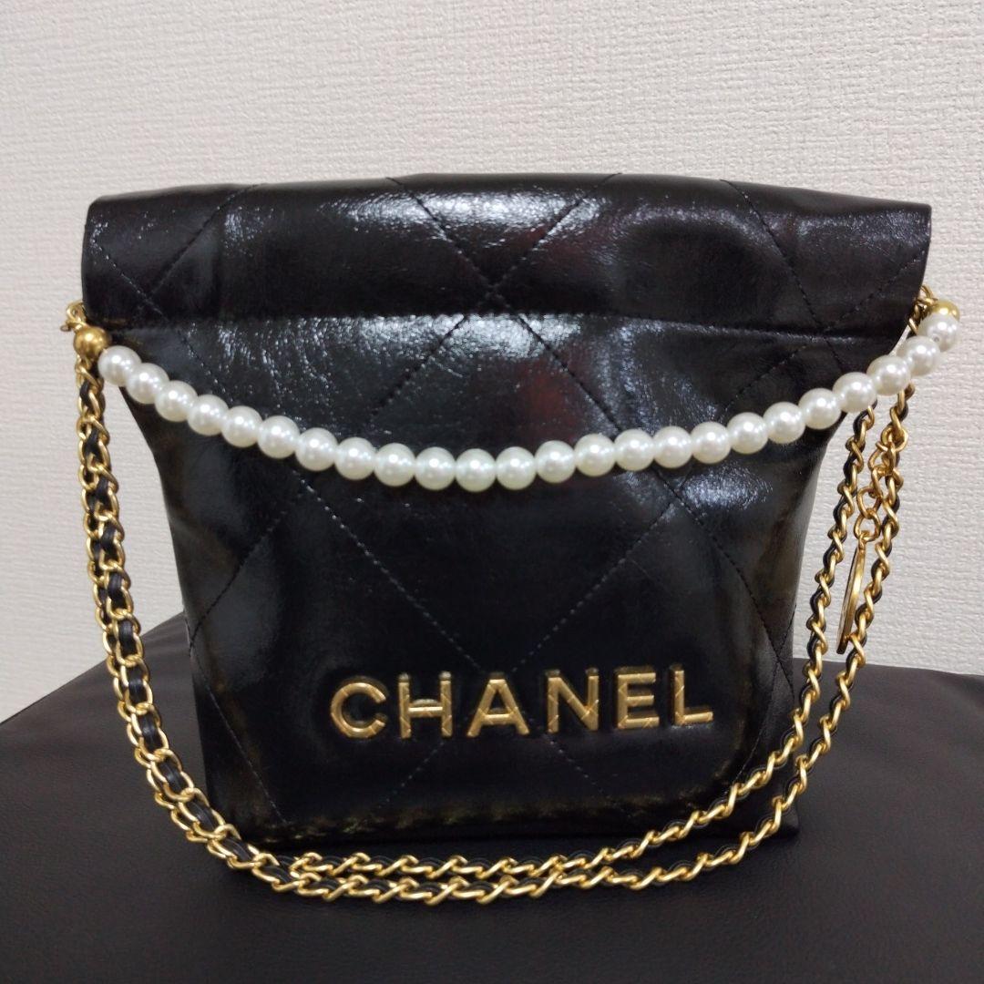 ✨VIP限定✨非売品 ノベルティ チェーンバッグ パール ポーチ付き