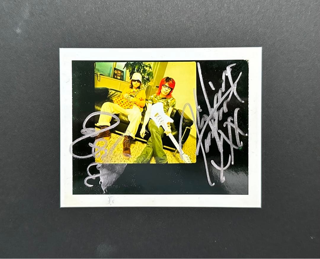 hideとKiyoshiの直筆サイン入りポラ