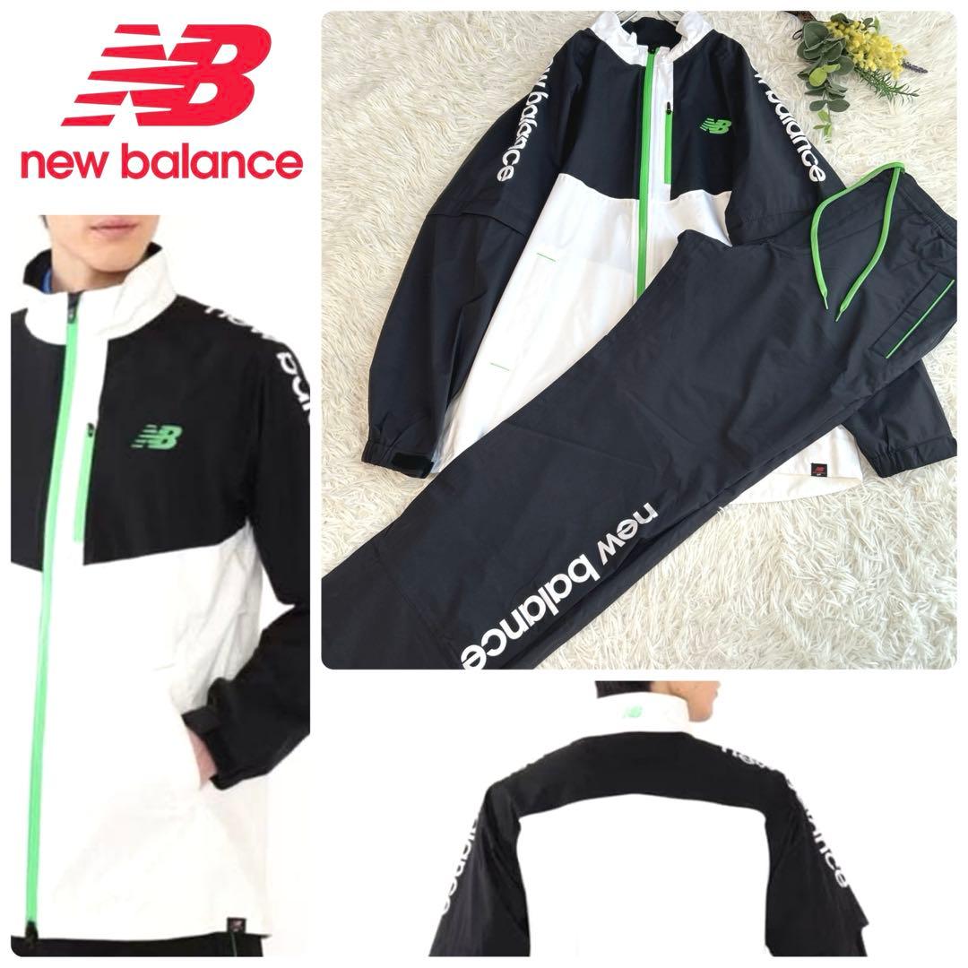 極美品✨ニューバランス ゴルフ 2way レインウェア セットアップ　XL