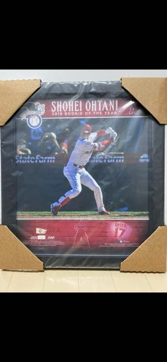 大谷翔平 メジャーデビュー戦記念 フォト MLB証明 世界で限定 200個