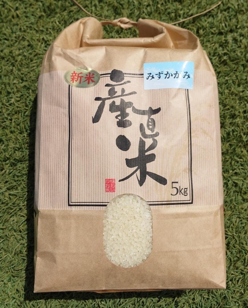 u*7様 甲賀のおじいちゃんのおいしいお米　みずかがみ　精米済約9㎏　リピーター