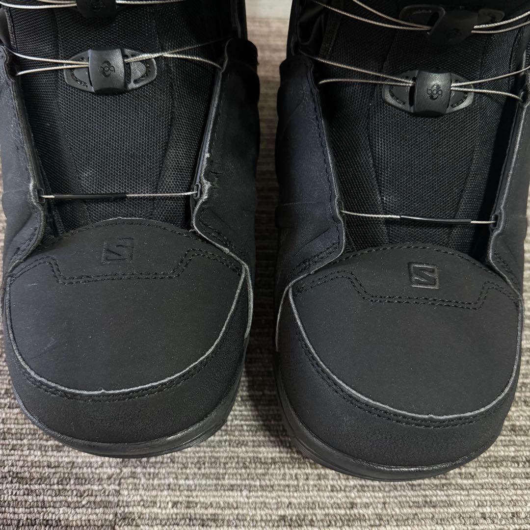 美品　salomon サロモン ブーツ　FACTION BOA ライム　おまけ付