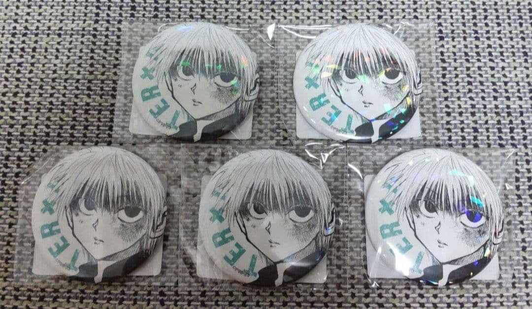 HUNTER×HUNTER　オールスター缶バッジ　キルア　うみ