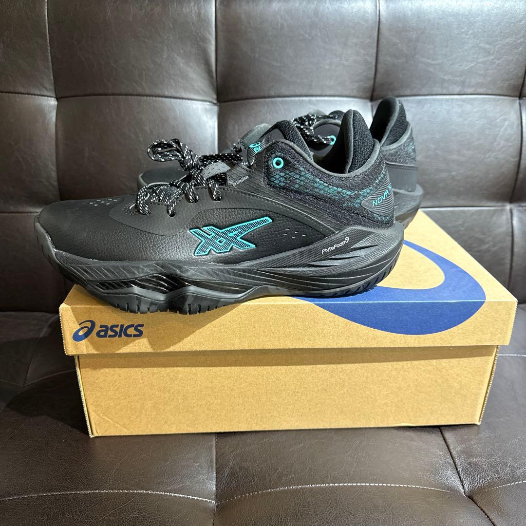 ノヴァサージ ロー 27cm ブラック×サックス