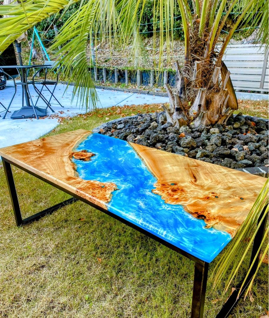 レジンテーブル　リバーテーブル