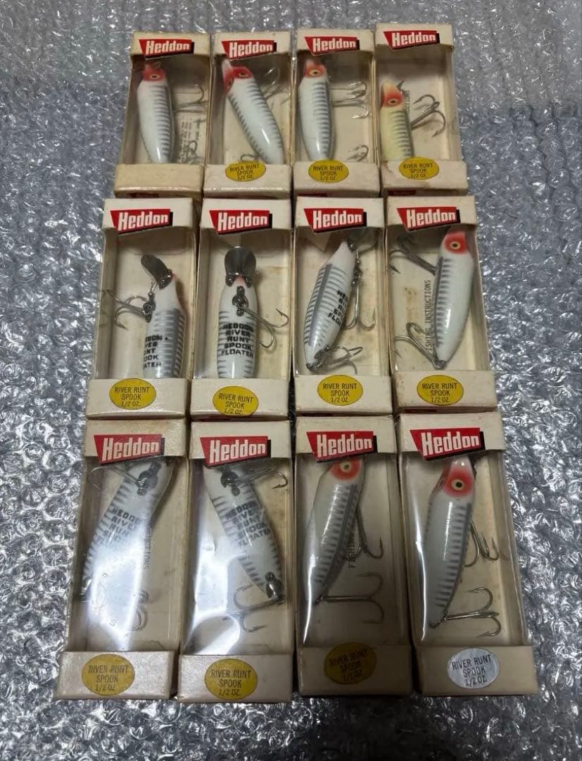 オールドヘドン　販売店用　リバーラントスプーク　超希少　12個セット　NIB