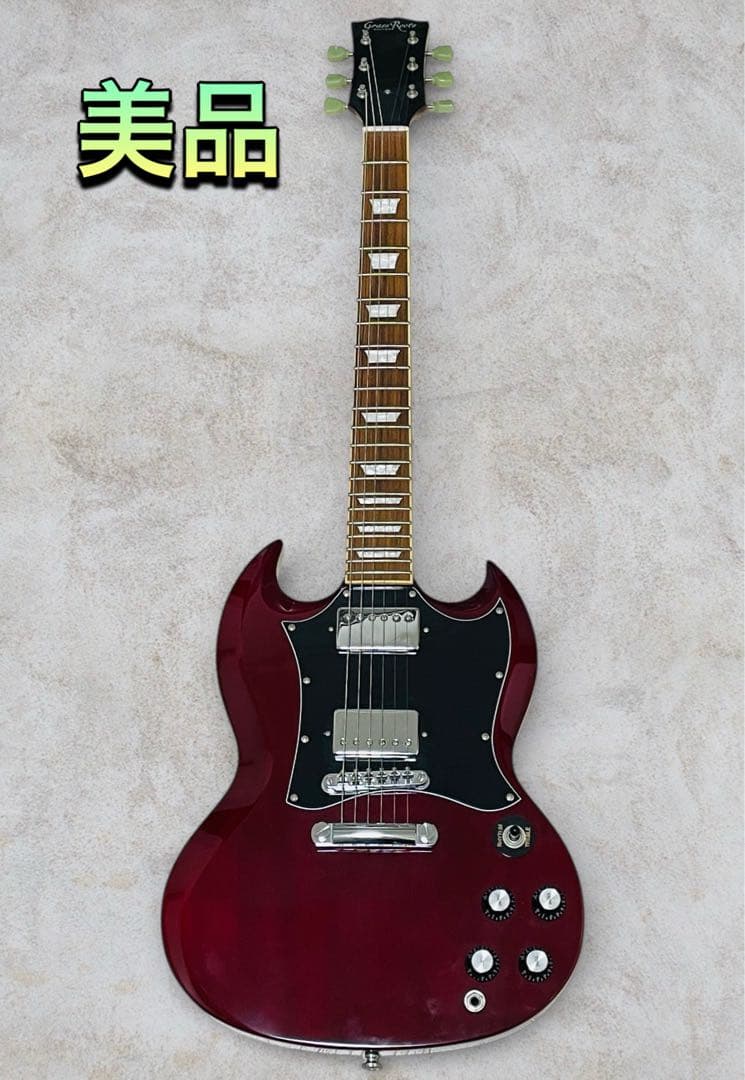 （美品）GrassRoots G-SG-STD エレキギター チェリー色