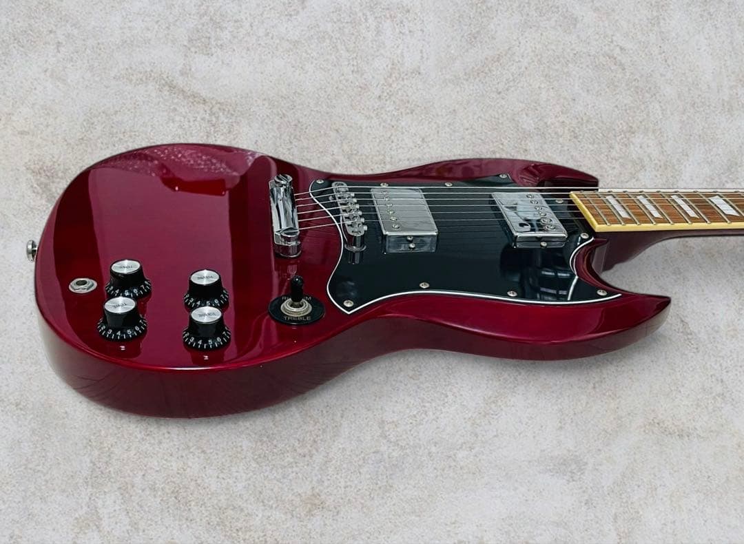 （美品）GrassRoots G-SG-STD エレキギター チェリー色