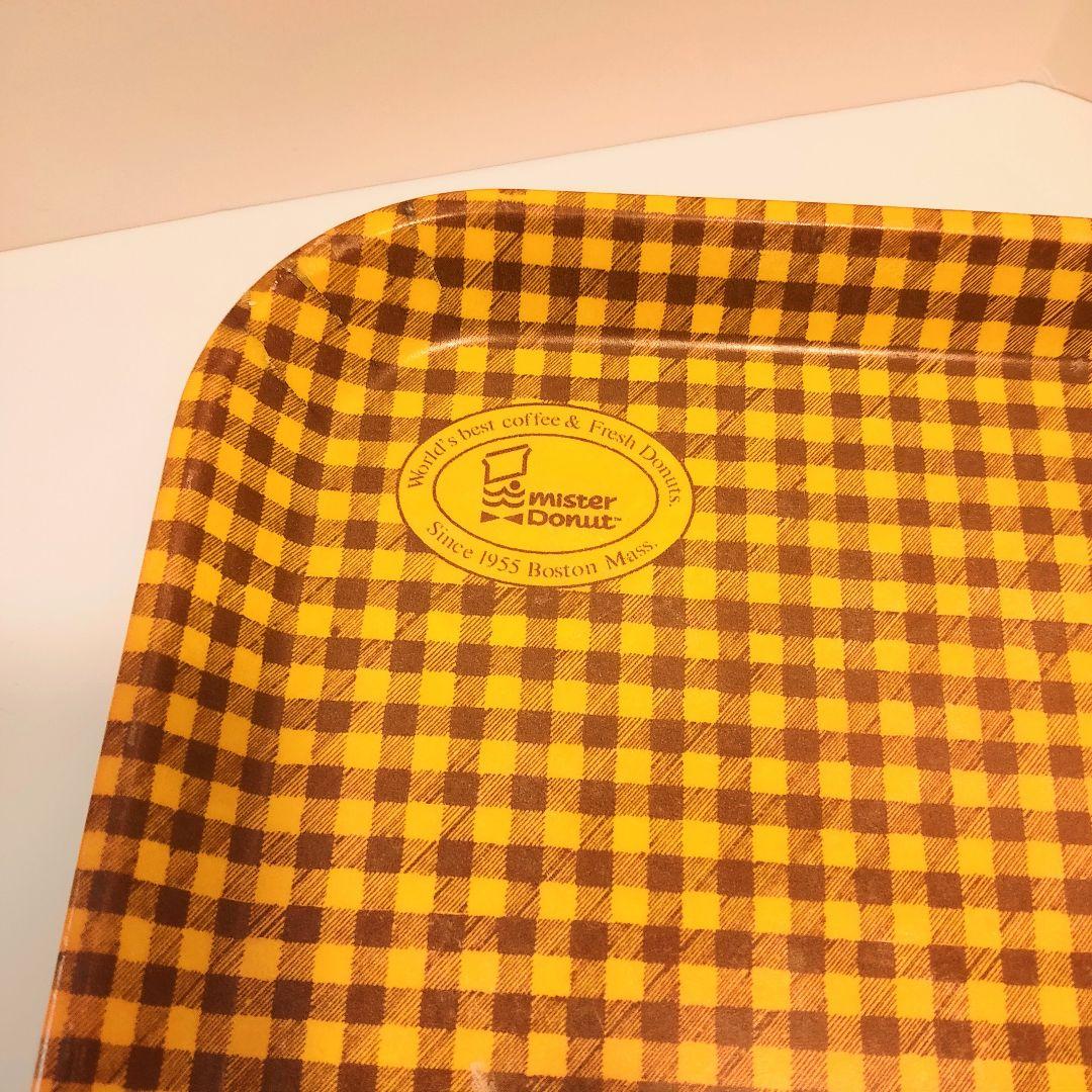 非売品 ミスタードーナツ 店舗用トレイ 70年代〜80年代 昭和レトロ 4枚組