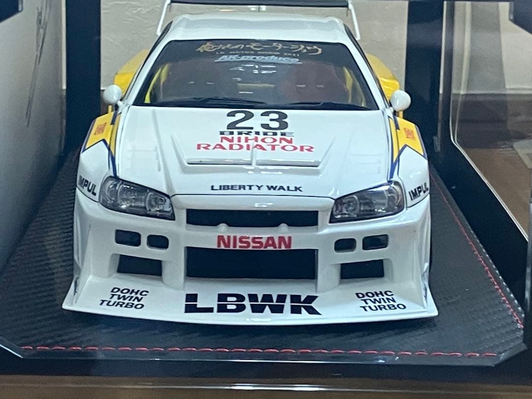 イグニッションモデル　1/18 WEB限定　LB ER34 スーパーシルエット