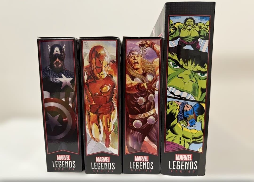 マーベルレジェンド　4個セット キャプテン・アメリカ　アイアンマン　ソー　ハルク