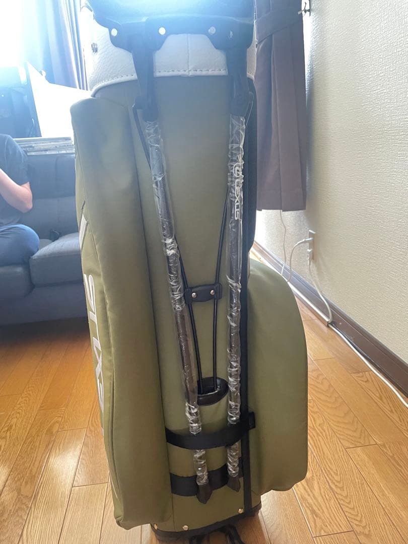 【レア】レクサスゴルフバッグ オリーブグリーン　値下げ交渉受け付けます
