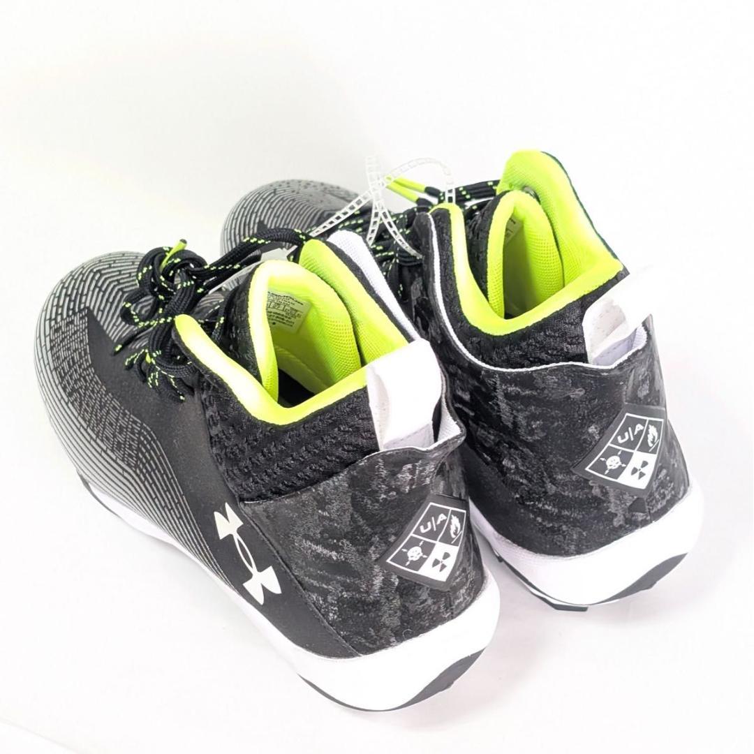 Under Armour アンダーアーマー 28.5㎝ アメフトスパイク 蛍光緑