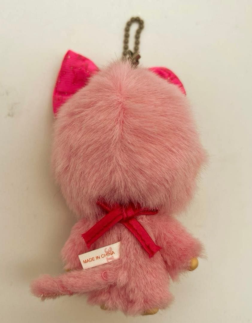 レア！美品！願いよ届け　お守りモンチッチ 顔でかSS マスコット　ハートアイズ